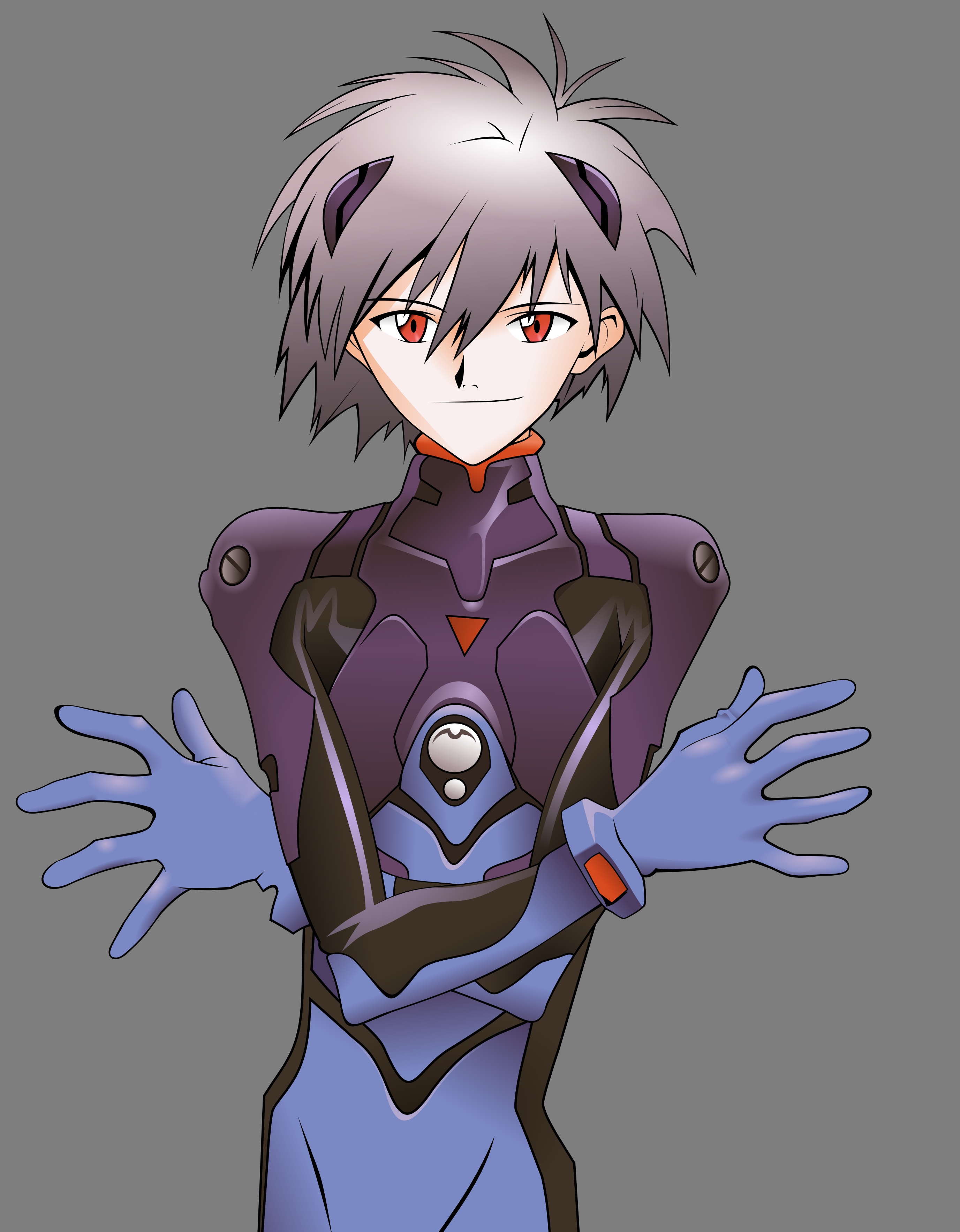 Neon Genesis Evangelion Nagisa Kaworu Bodysuit Male Transparent Png